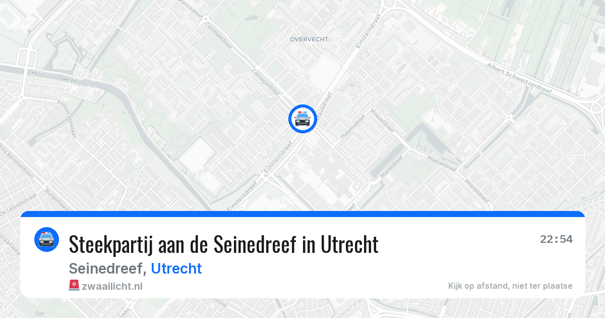 Steekpartij aan de Seinedreef in Utrecht — 14 jul 2026