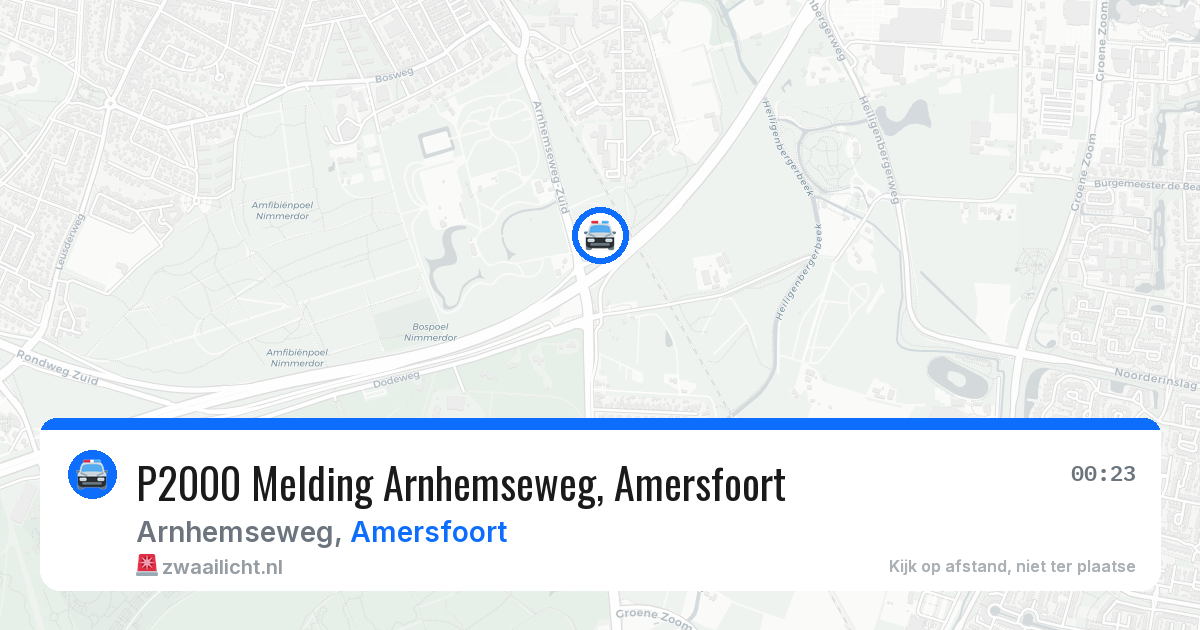 P2000 Melding Arnhemseweg, Amersfoort — 16 jun 2026