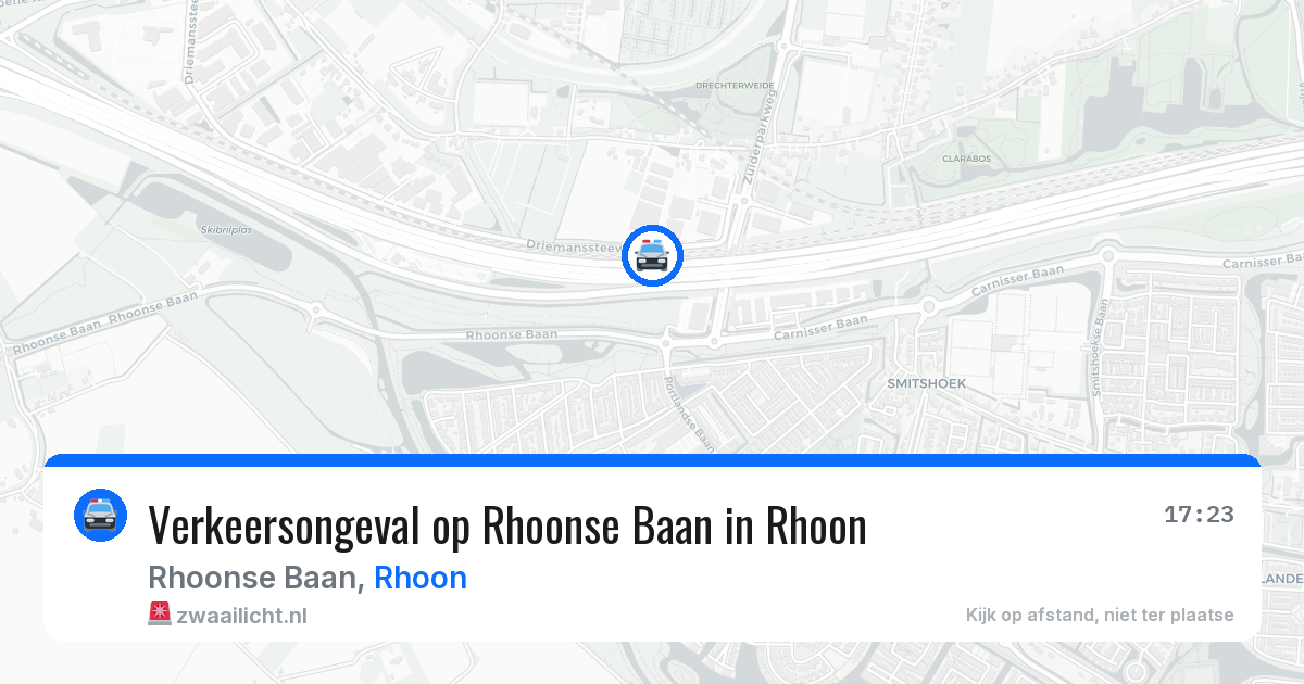 Verkeersongeval op Rhoonse Baan in Rhoon — 29 mei 2026