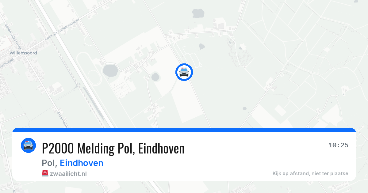 P2000 Melding Pol, Eindhoven — 11 aug 2026