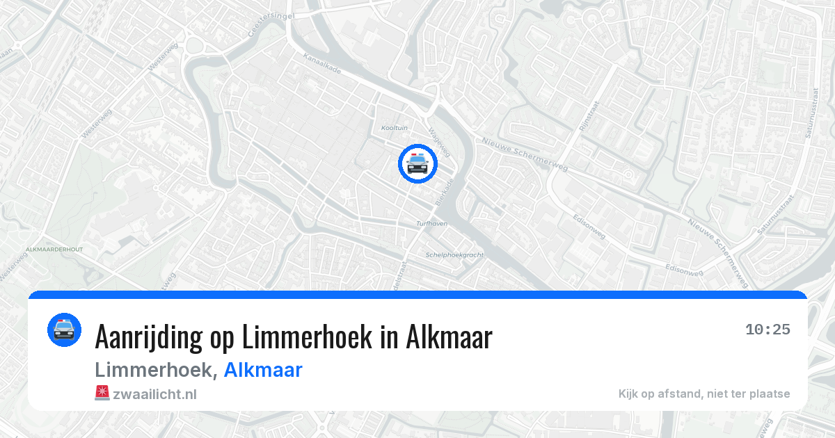 Aanrijding op Limmerhoek in Alkmaar — 11 aug 2026