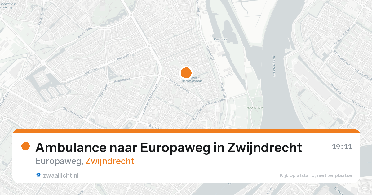 Ambulance naar Europaweg in Zwijndrecht — 31 jan 2026