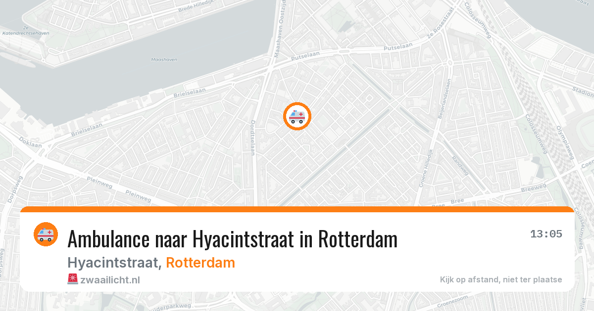 Ambulance naar Hyacintstraat in Rotterdam — 18 jun 2026