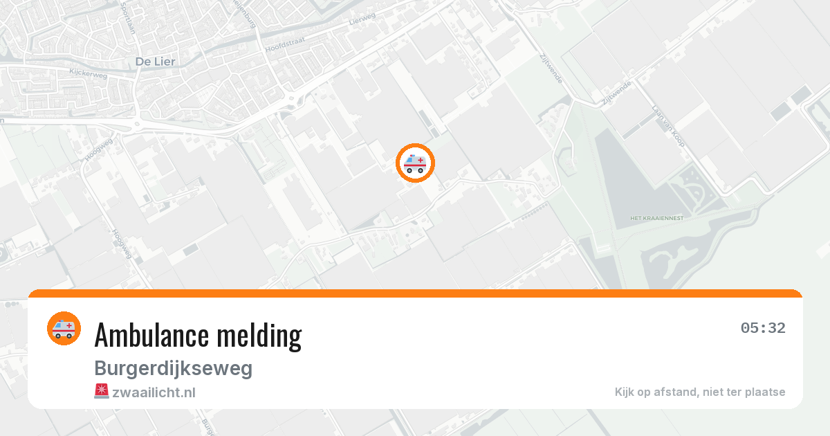 Ambulance melding — 23 jun 2026