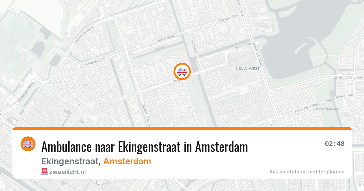 Ambulance naar Ekingenstraat in Amsterdam — 7 apr 2026