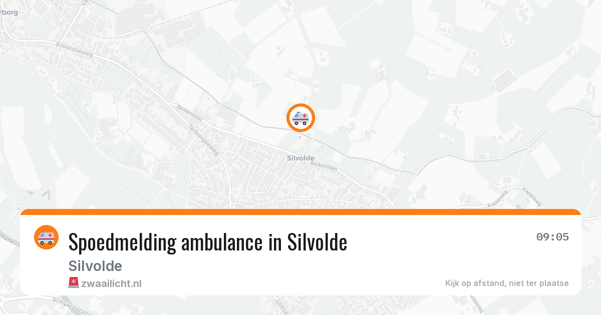 Spoedmelding ambulance in Silvolde — 26 mrt 2026