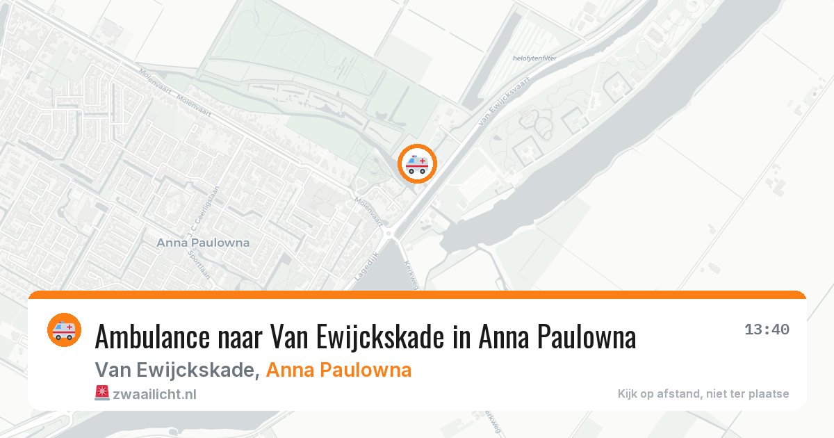 Ambulance naar Van Ewijckskade in Anna Paulowna — 11 jun 2026