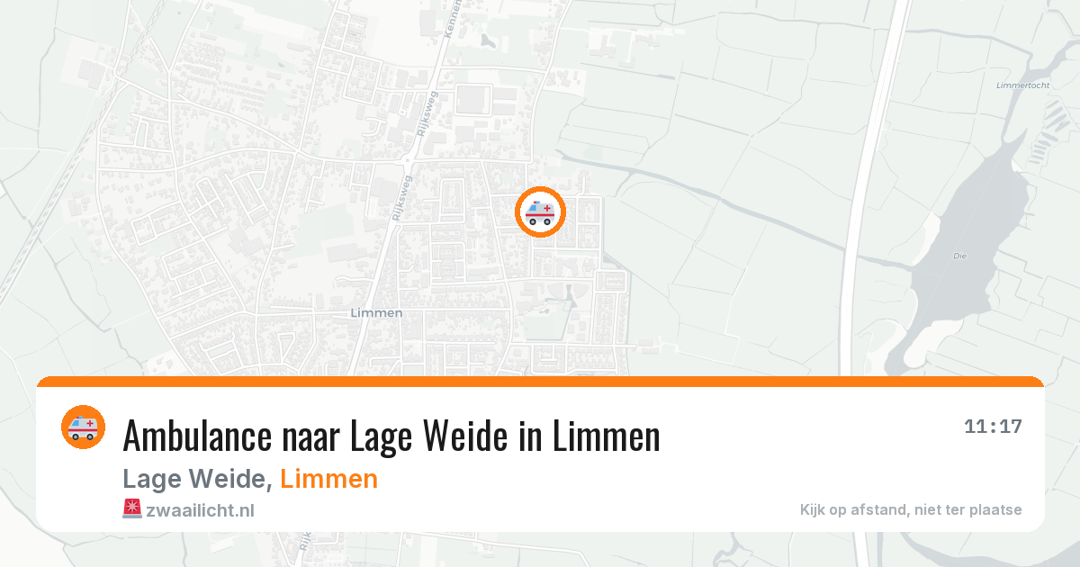 Ambulance naar Lage Weide in Limmen — 25 jul 2026