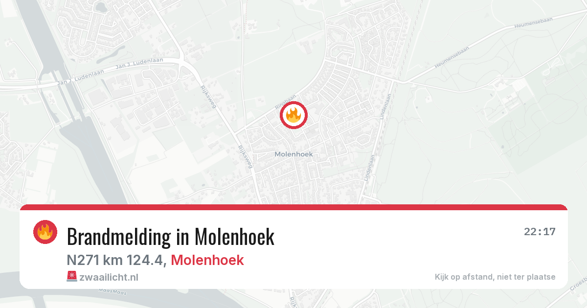 Brandmelding in Molenhoek — 30 mei 2026