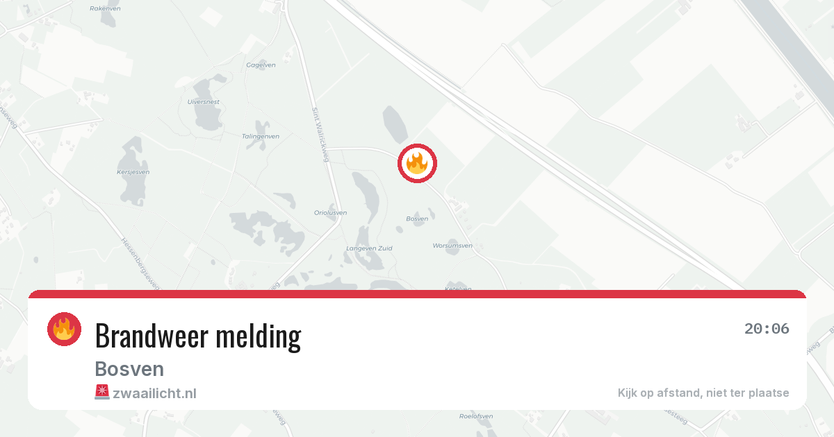 Brandweer melding — 30 jun 2026