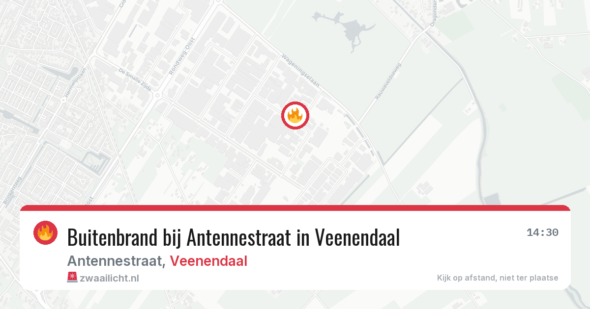 Buitenbrand bij Antennestraat in Veenendaal — 1 mei 2026