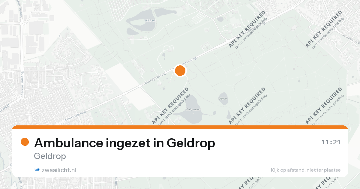 Ambulance ingezet in Geldrop — 26 aug 2026