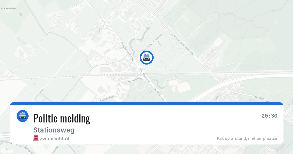 Politie melding — 29 jun 2026