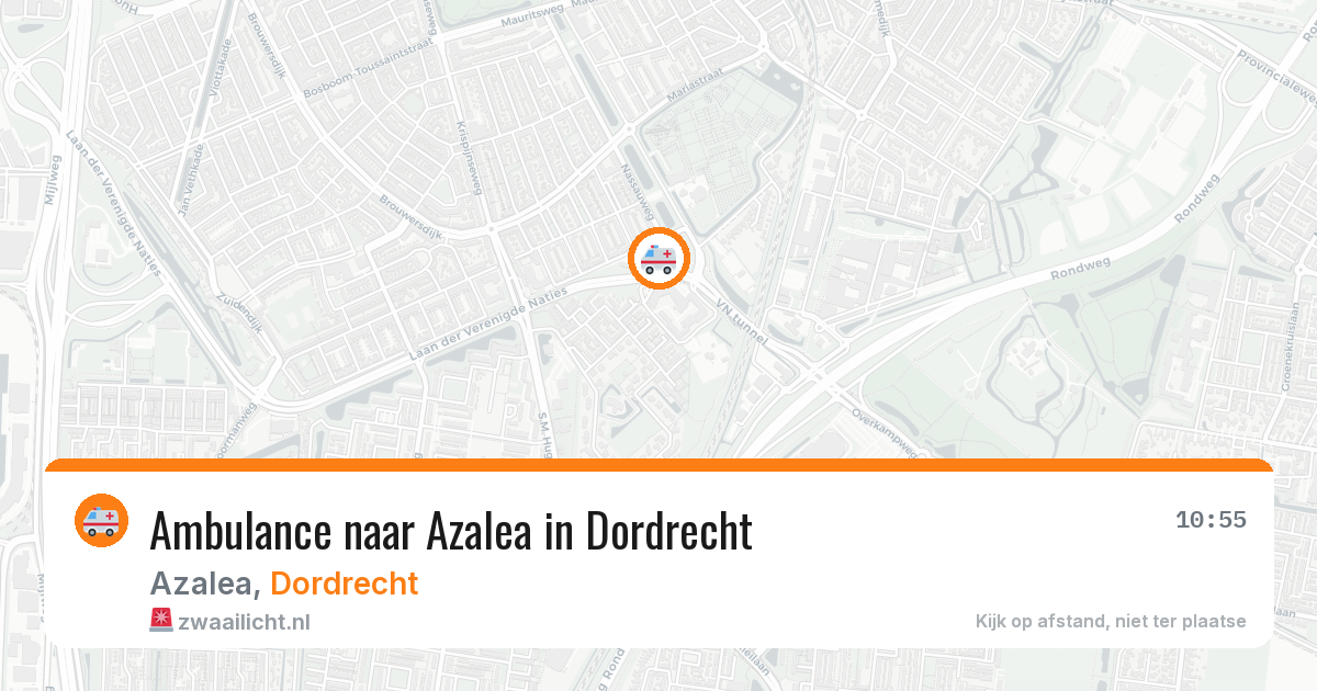 Ambulance naar Azalea in Dordrecht — 23 mei 2026