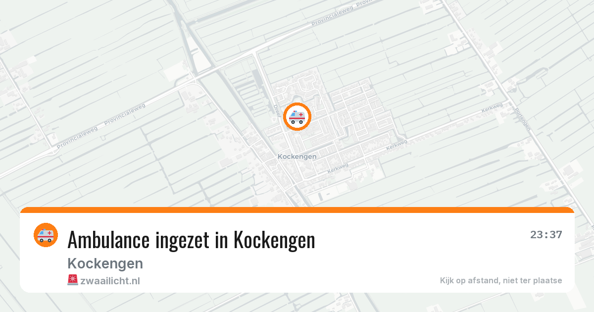 Ambulance ingezet in Kockengen — 1 jul 2026