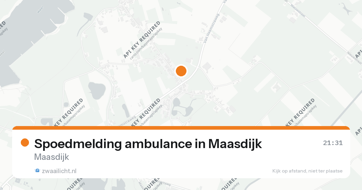 Spoedmelding ambulance in Maasdijk — 31 jan 2026