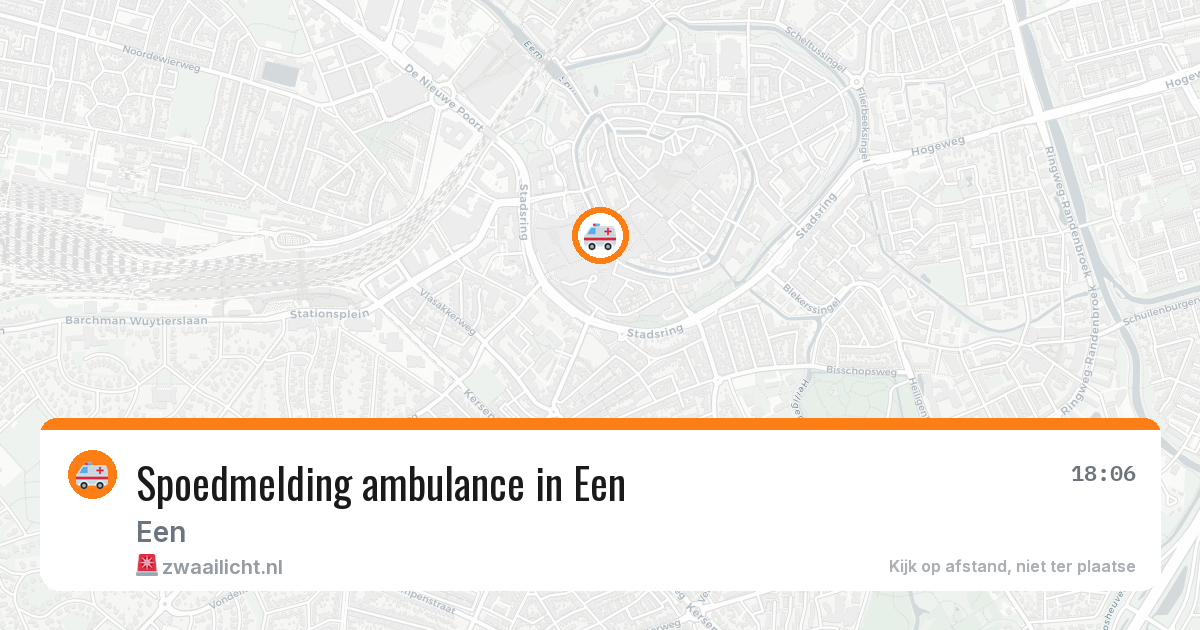 Spoedmelding ambulance in Een — 8 apr 2026