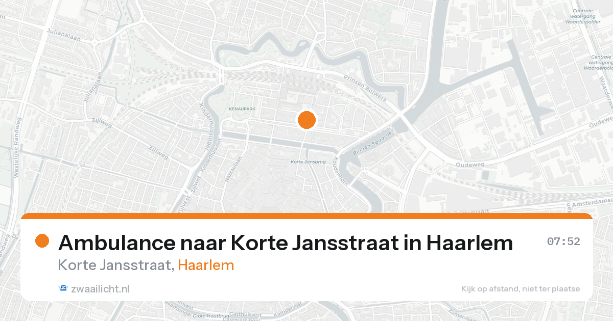 Ambulance naar Korte Jansstraat in Haarlem — 30 jan 2026
