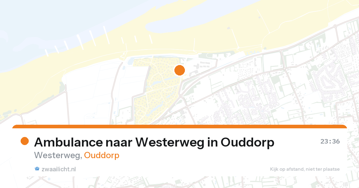 Ambulance naar Westerweg in Ouddorp — 15 jul 2026