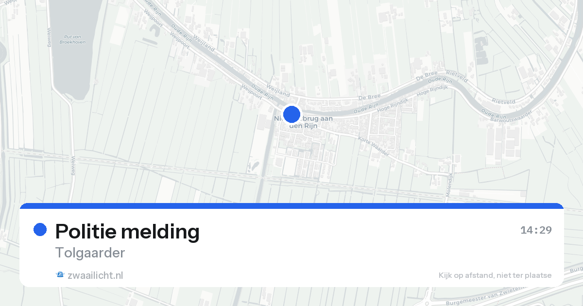 Politie melding — 12 jun 2026