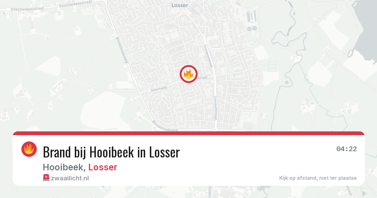 Brand bij Hooibeek in Losser — 30 jun 2026