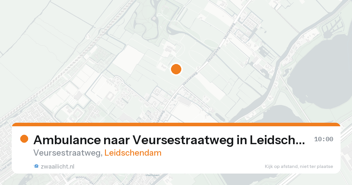 Ambulance naar Veursestraatweg in Leidschendam — 24 mei 2026