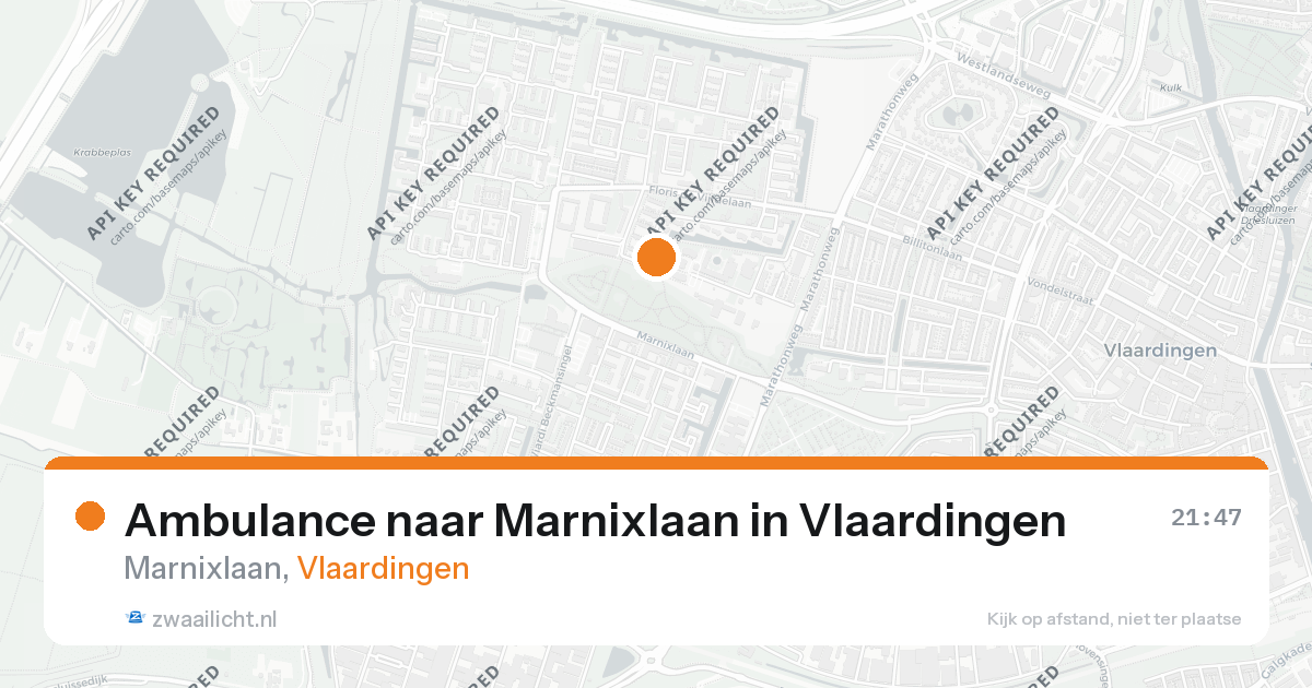 Ambulance naar Marnixlaan in Vlaardingen — 31 jan 2026