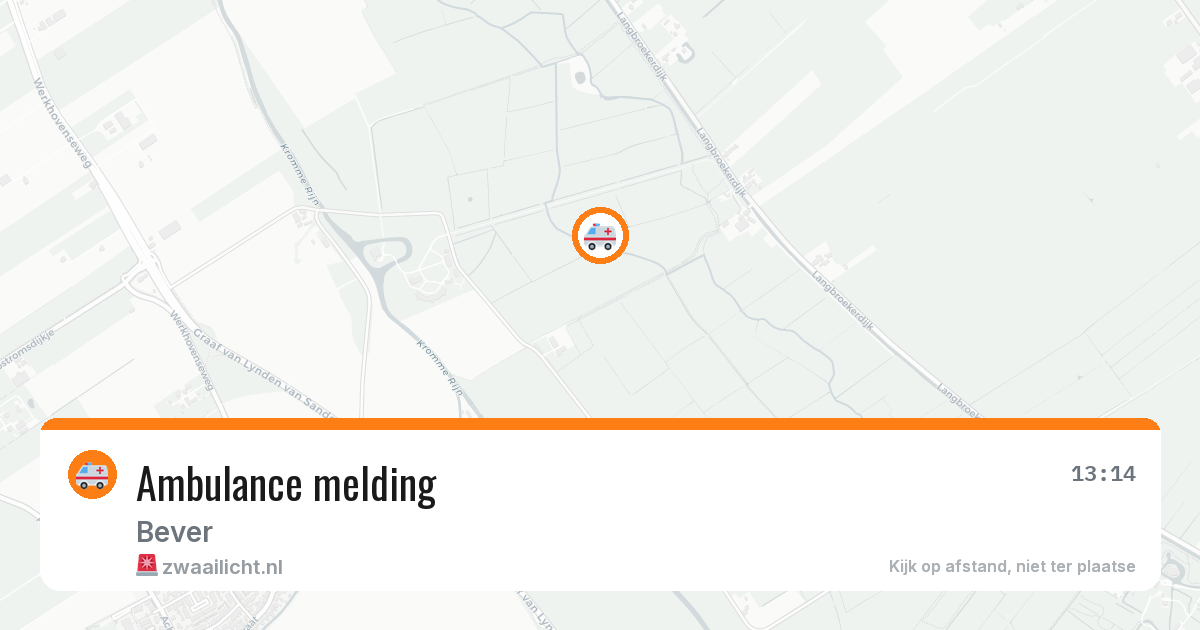 Ambulance melding — 21 feb 2026