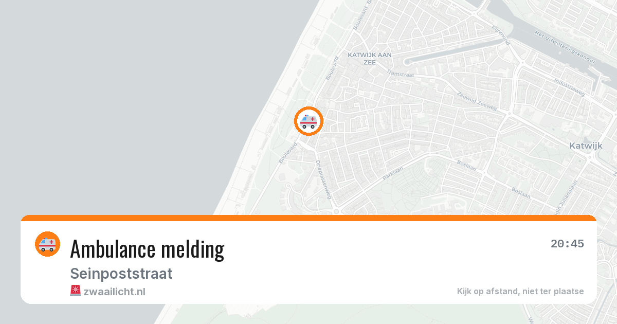 Ambulance melding — 1 apr 2026