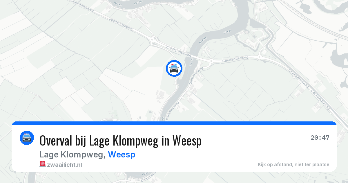Overval bij Lage Klompweg in Weesp — 29 jul 2026