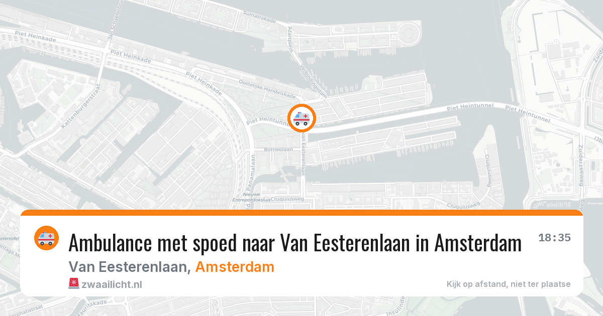 Ambulance met spoed naar Van Eesterenlaan in Amsterdam — 9 feb 2026