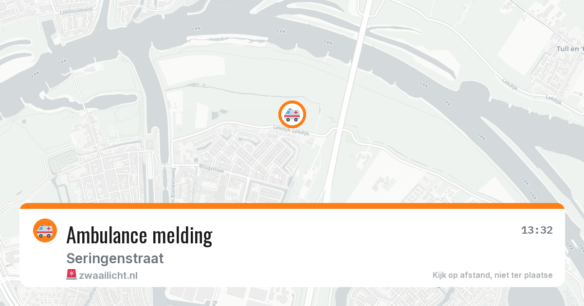 Ambulance melding — 4 jul 2026