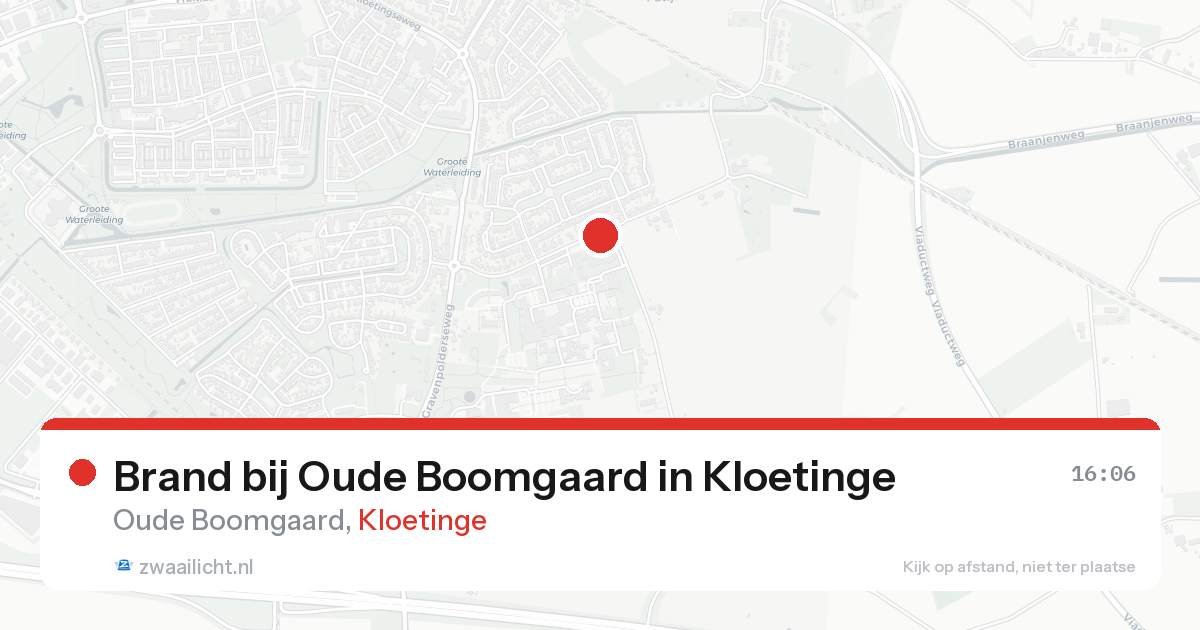 Brand bij Oude Boomgaard in Kloetinge — 24 aug 2026