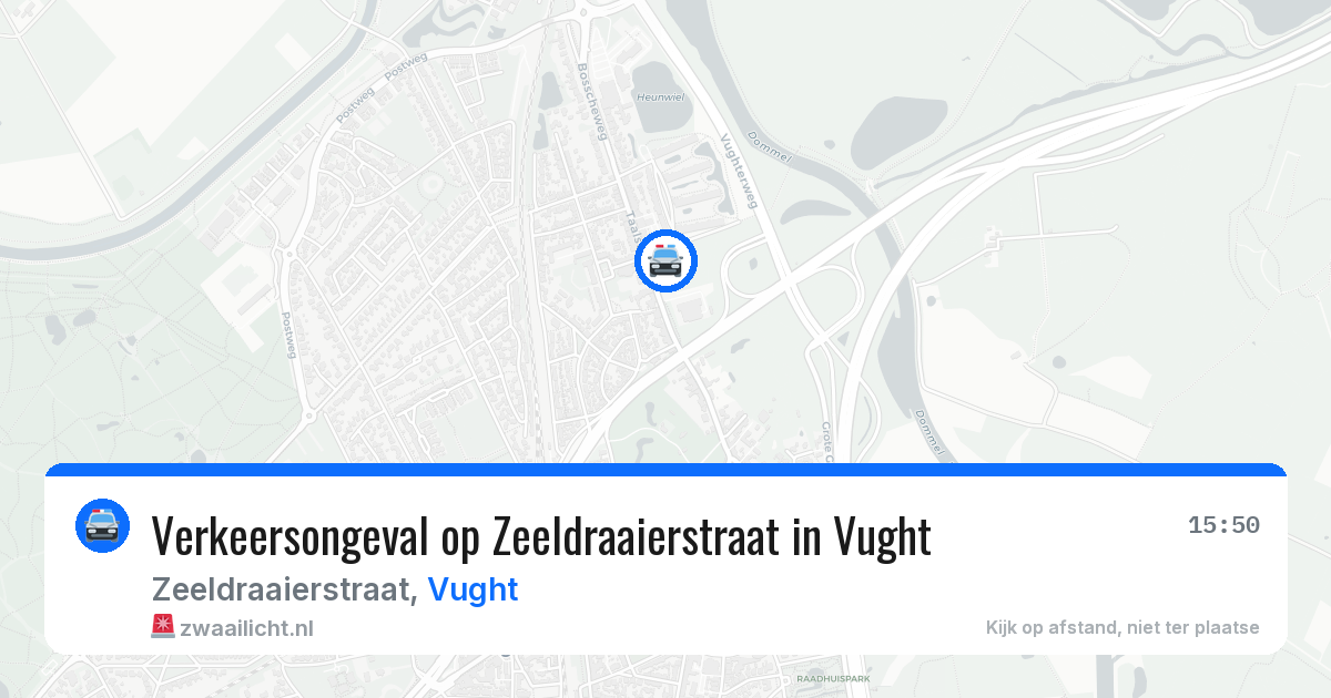 Verkeersongeval op Zeeldraaierstraat in Vught — 10 jun 2026