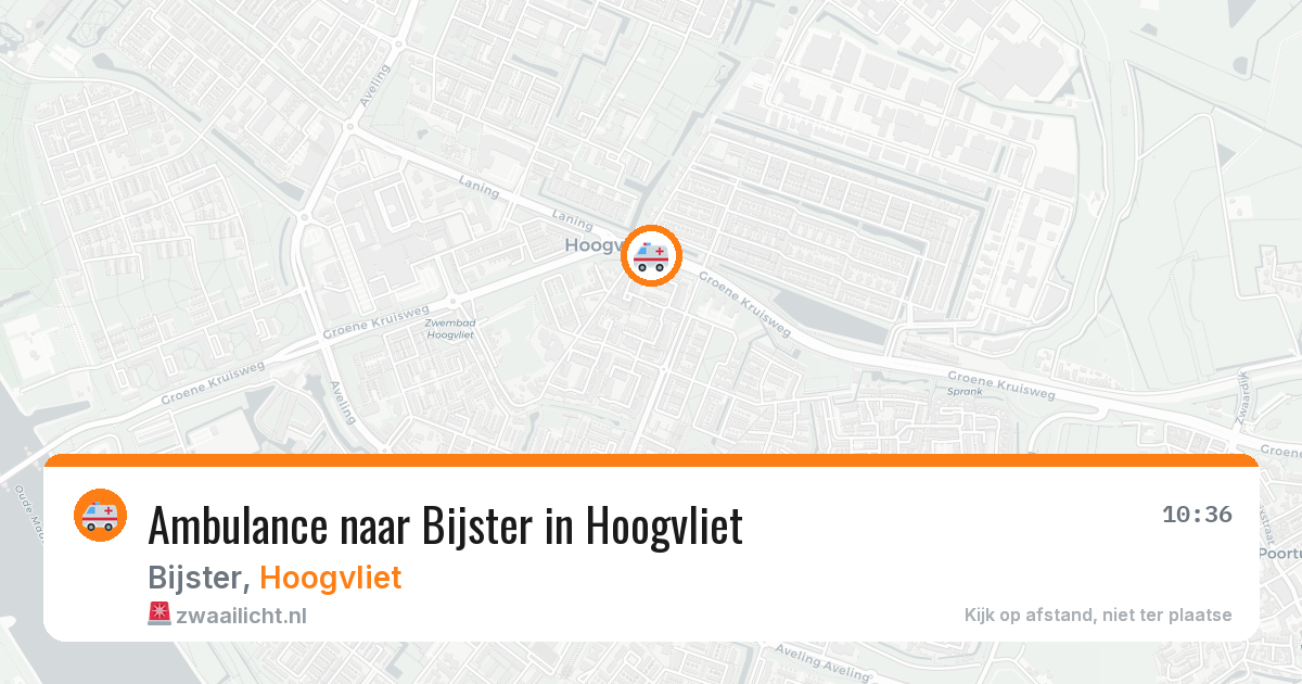 Ambulance naar Bijster in Hoogvliet — 11 jun 2026