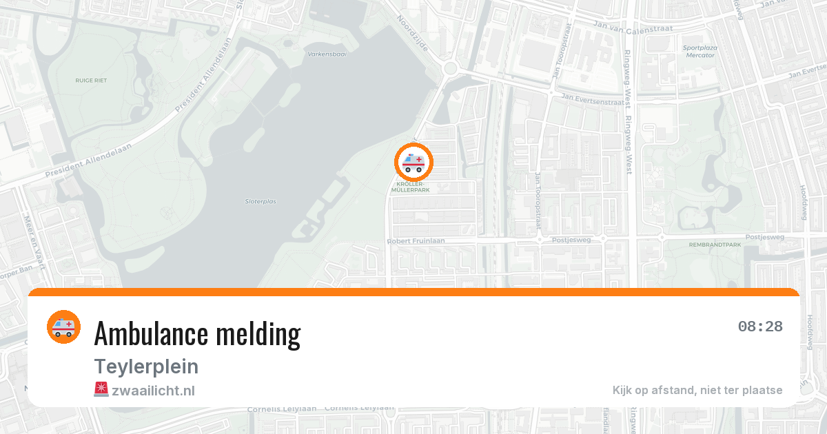 Ambulance melding — 29 jan 2026