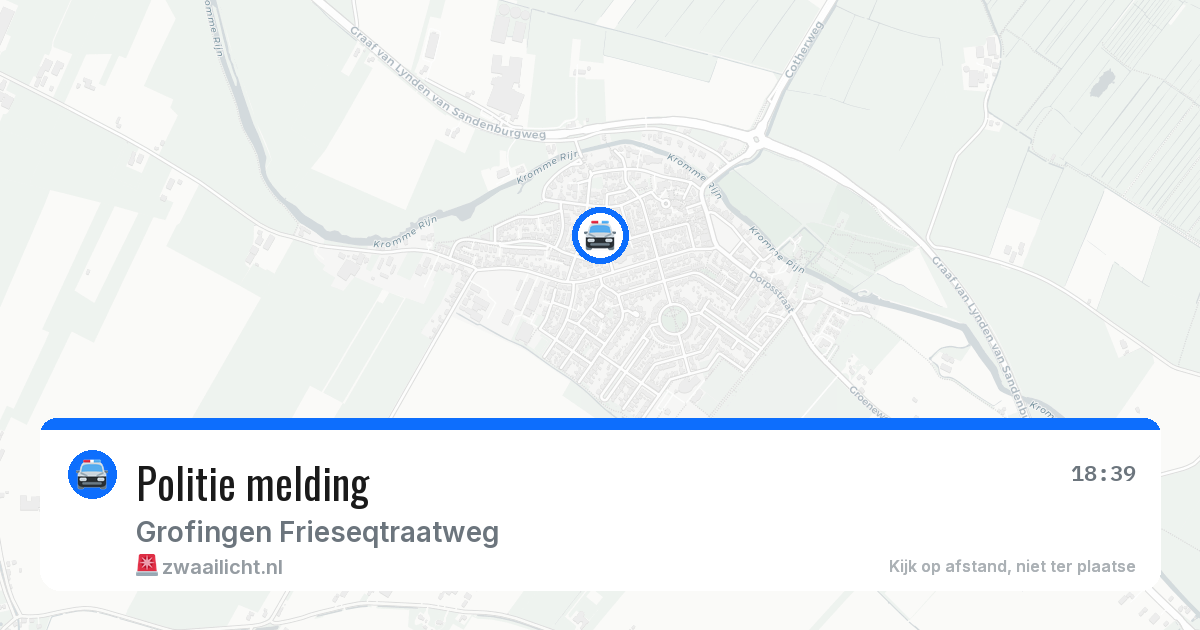 Politie melding — 19 jun 2026