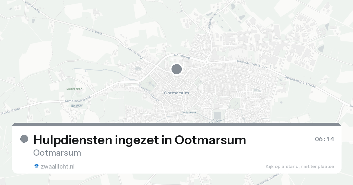 Hulpdiensten ingezet in Ootmarsum — 31 jan 2026 | 🚨 Zwaailicht.nl