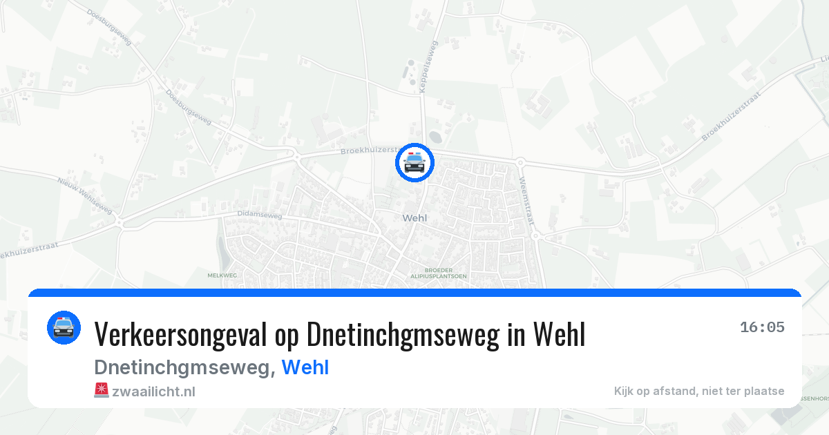 Verkeersongeval op Dnetinchgmseweg in Wehl — 2 jul 2026