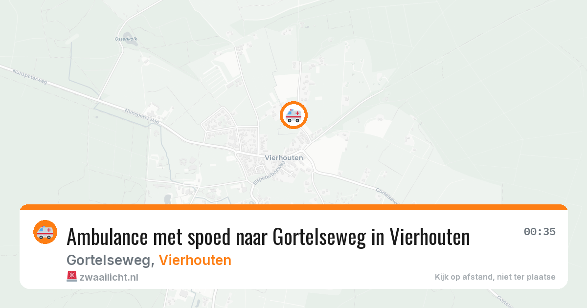 Ambulance met spoed naar Gortelseweg in Vierhouten — 6 mei 2026