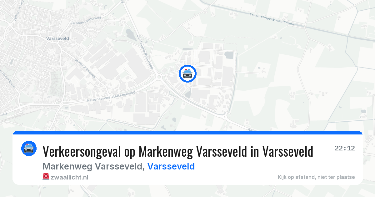 Verkeersongeval op Markenweg Varsseveld in Varsseveld — 29 mei 2026