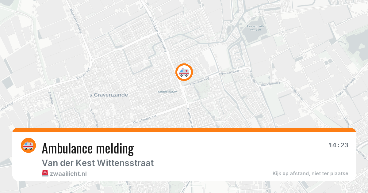 Ambulance melding — 14 apr 2026