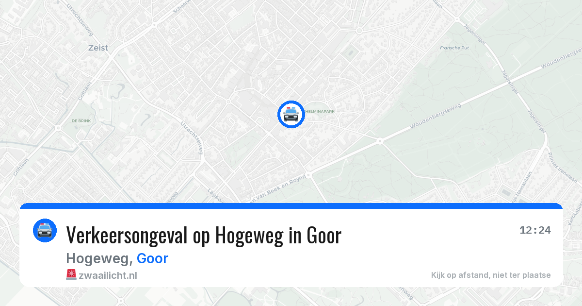 Verkeersongeval op Hogeweg in Goor — 6 mrt 2026