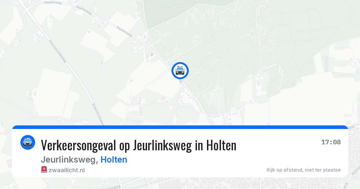 Verkeersongeval op Jeurlinksweg in Holten — 17 mrt 2026