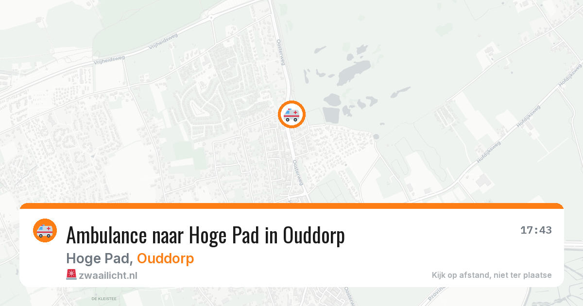 Ambulance naar Hoge Pad in Ouddorp — 30 jun 2026