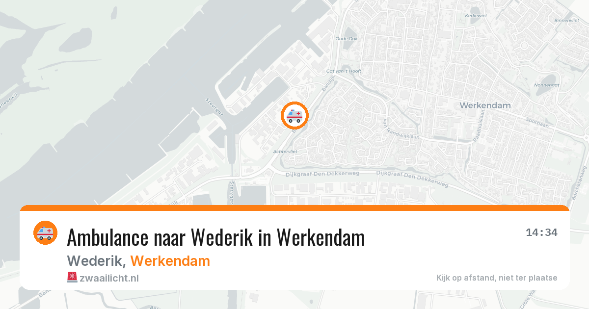 Ambulance naar Wederik in Werkendam — 15 mei 2026