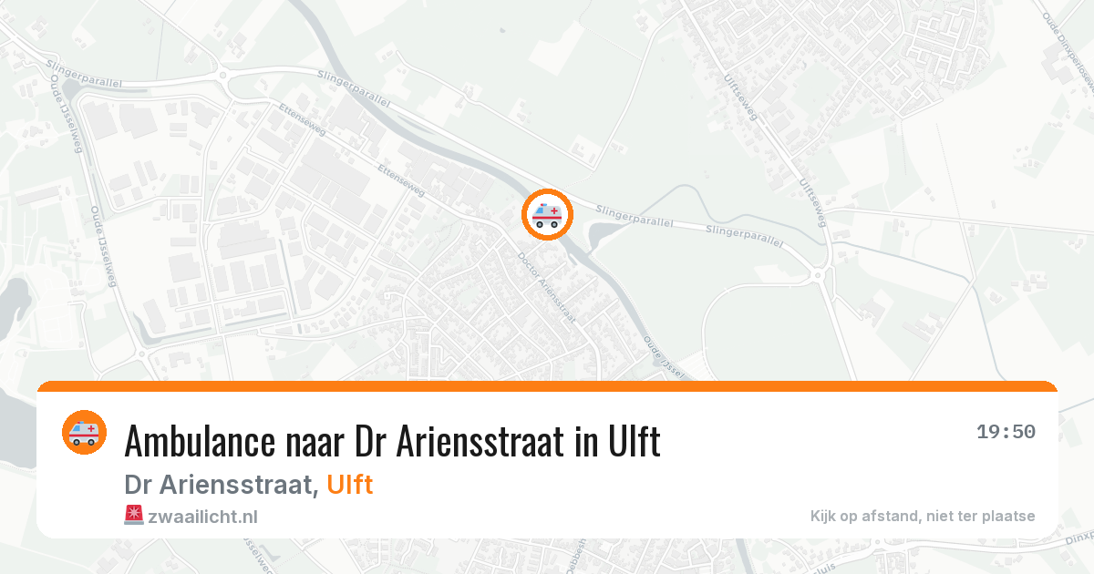 Ambulance naar Dr Ariensstraat in Ulft — 22 mrt 2026