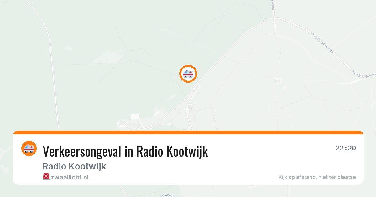 Verkeersongeval in Radio Kootwijk — 8 feb 2026