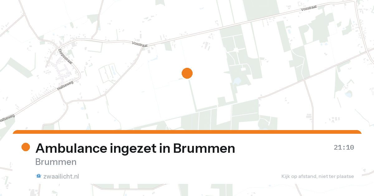 Ambulance ingezet in Brummen — 25 aug 2026