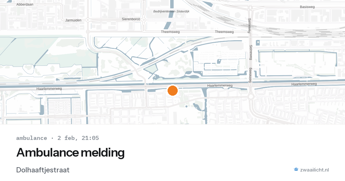 Ambulance melding — 2 feb 2026
